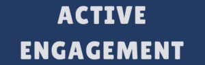 Sunday January 26th Active engagement